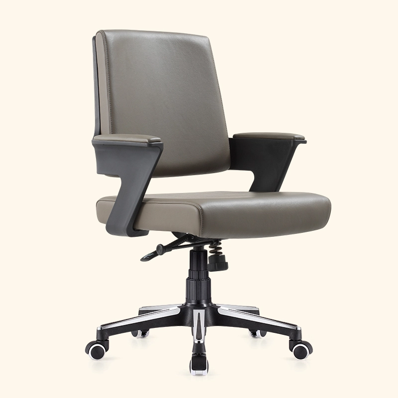 Silla de personal de cuero simple y moderna Serie 836 1